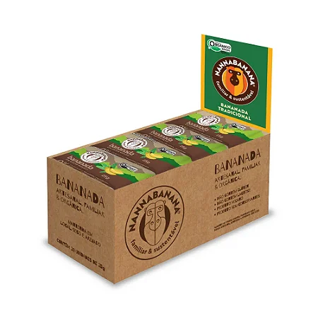 Bananada Tradicional 20 unidades de 25g