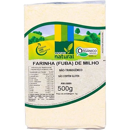 FARINHA DE MILHO AMARELA ORGANICO 500G