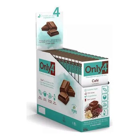 Only4 70% cacau c/Cafe Liof 20g - Display com 15