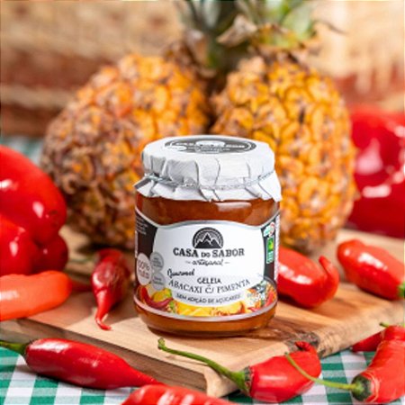 GELEIA SEM ACUCAR ABACAXI E PIMENTA Casa do Sabor 260g