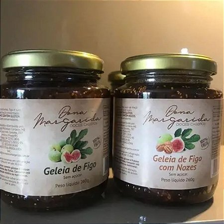 Geleia de figo sem açúcar 260g D. Margarida