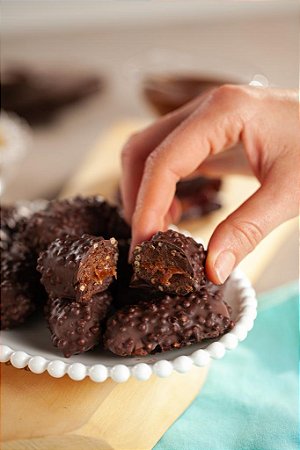 DISPLAY CHOCODUO CARAMEL Veganutris 12 UNID