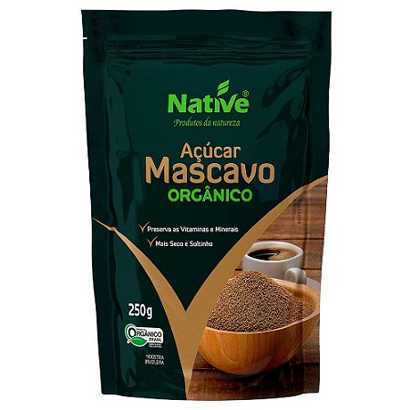 Açúcar Mascavo Orgãnico Native 250g