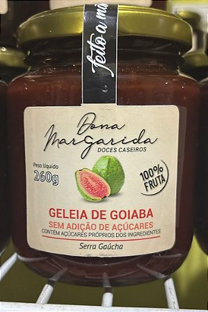 Geleia de Goiaba sem Açúcar - D. Margarida - 260g