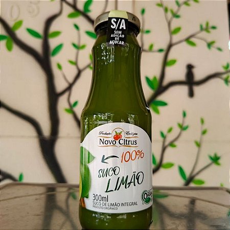 SUCO LIMÃO INTEGRAL - NOVO CITRUS - 300 ML