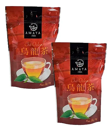 Chá Oolong Amaya 70g Kit com 2
