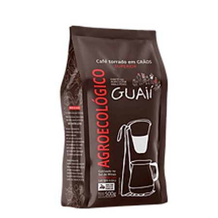 CAFE AGROECOLOGICO TORRADO EM GRAOS - GUAIÍ - 500G