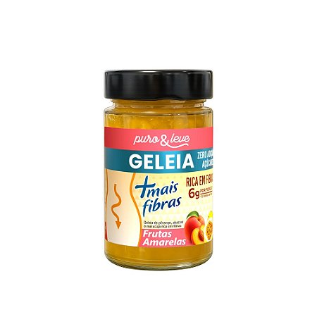 GELEIA MAIS FIBRAS FRUTAS AMARELA PURO E LEVE 230G