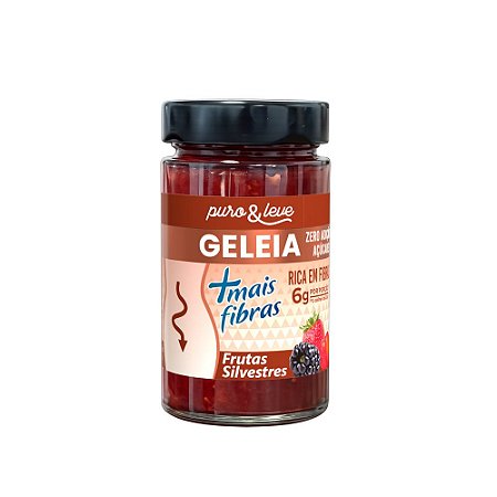 GELEIA MAIS FIBRAS FRUTAS SILVESTRES Puro e Leve 230G