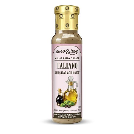 MOLHO ITALIANO - PURO E LEVE  - 250ML