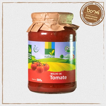 Molho de Tomate Orgânico - Coopernatural - 585gr