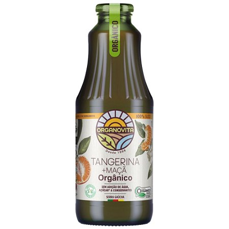 SUCO TANGERINA / MAÇÃ - ORGANOVITA -  1L
