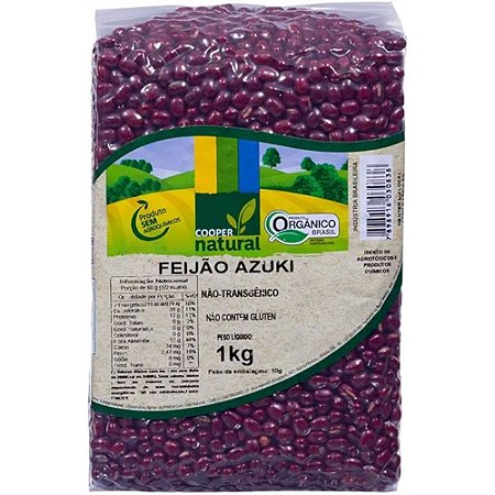 FEIJAO AZUKI ORGANICO  - COOPERNATURAL -1KG