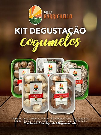 Kit Degustação de 5 Cogumelos SEM Eryngui