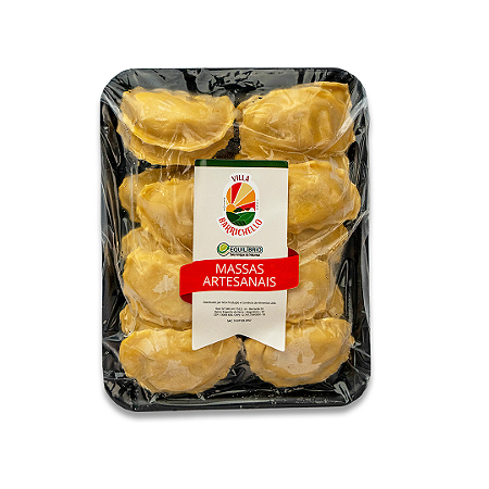 Mezzalune de Carne Seca, Abóbora e Requeijão de Corte