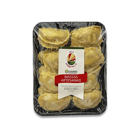 Mezzalune de Carne Seca, Abóbora e Requeijão de Corte