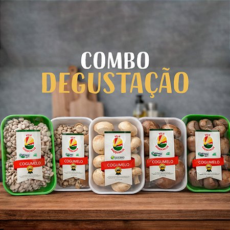 Combo Degustação - 5 Cogumelos (NÃO CONTÉM ERYNGUI)