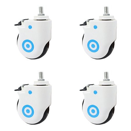 4 unidades Rodízio Hospitalar Serie Glehf é ultra silencioso