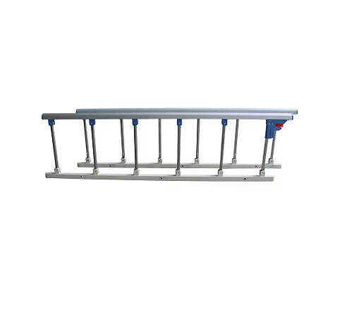 Par de grades para cama hospitalar dobraveis sanfonada