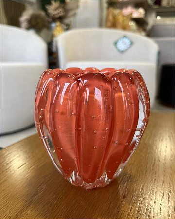 Cachepot em Murano - Terracota TAM P