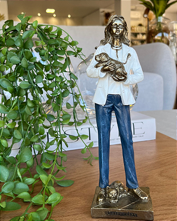 Estatueta veterinária