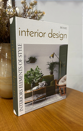 Caixa livro decorativa