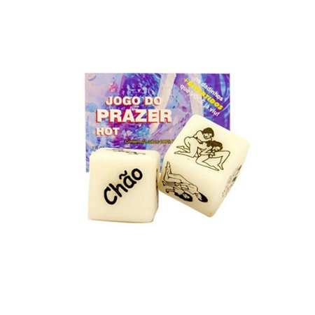 Jogo do Prazer Hot Brilha no Escuro Diversão ao Cubo