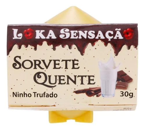 Sorvete Quente Sabor Ninho Trufado 30g Loka Sensação