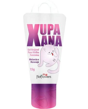 Xupa Xana Gel Beijável Para Virilha 15g Linha Xups Brasileirinhos Hot Flowers