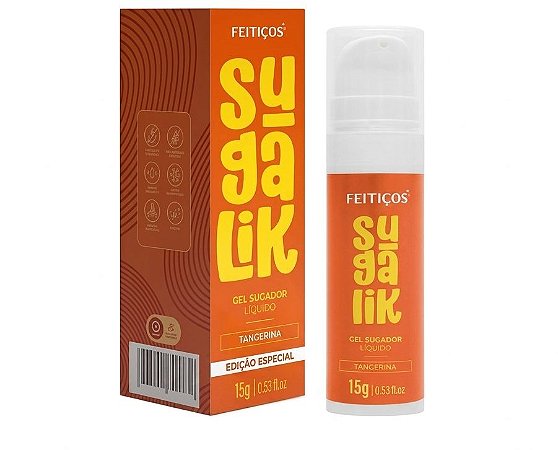 Sugalik Sugador Líquido Comestível com Extrato de Jambu 15g – Feitiços Aromáticos