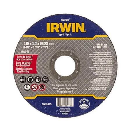 Disco de Corte para Ferro 9' x 7/8  2 Telas Iw401902 - Irwin