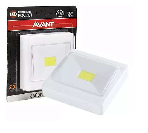 Led Touch Light Pocket 3W Branco Frio