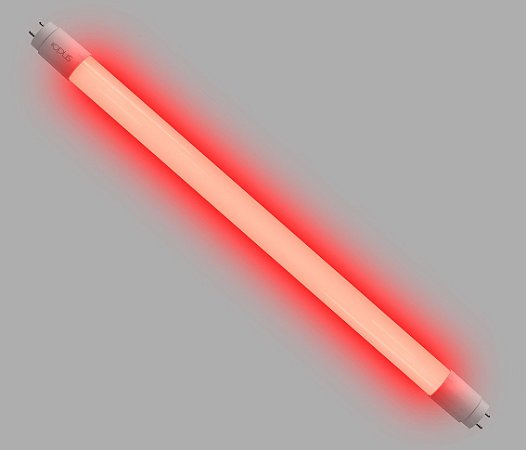 Tubular LED 9W Vermelho