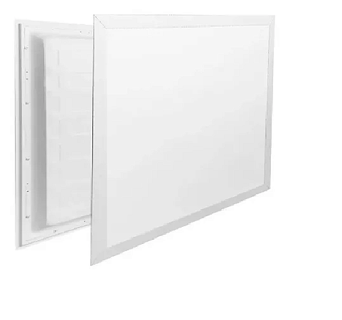 Luminária LED Embutir Quadrada 62x62 48W Branco Frio