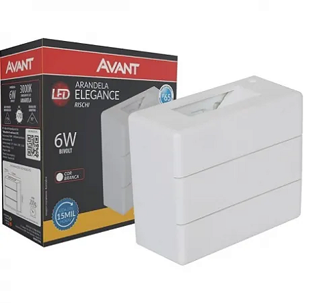 Arandela Branco Quente 6W Cor Branca
