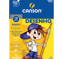 bloco papel canson para desenho