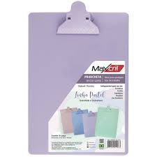 Prancheta Ofício Maxcril - Lilas pastel