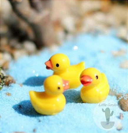 Kit 10 mini patos Decoração Maquetes, Mini Mundos, Terrário
