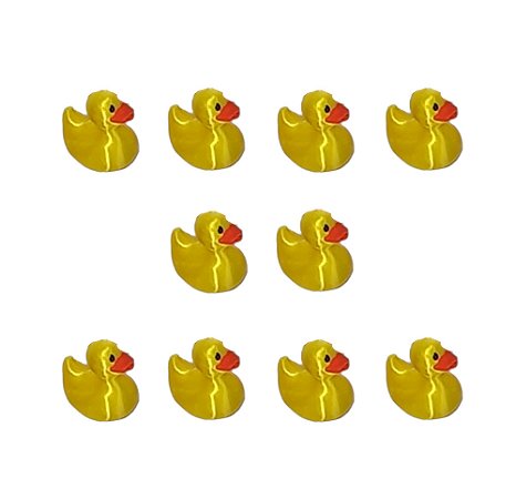 Kit 10 mini patos Decoração Maquetes, Mini Mundos, Terrário
