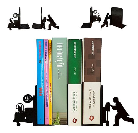 Organizador Criativo - Aparador de Livros Suporte Bibliocanto - Estação 9 3/4