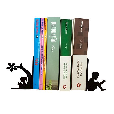 Suporte Aparador de Livros Bibliocanto - Organizador Criativo - Lendo
