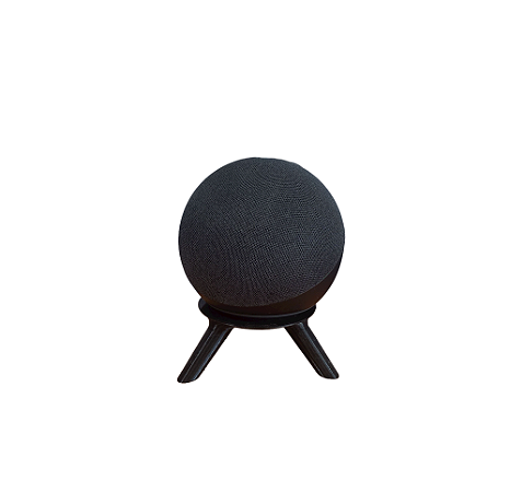 Suporte Tripé Amazon Alexa Echo Dot 4 Preto (apoio De Mesa)