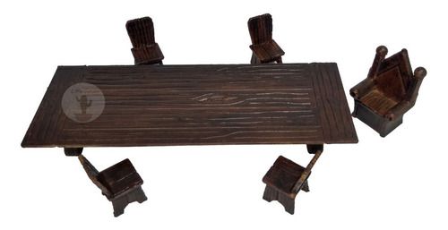Miniatura Mesa Medieval Maquete Suculenta Bonsai Mini Mundo
