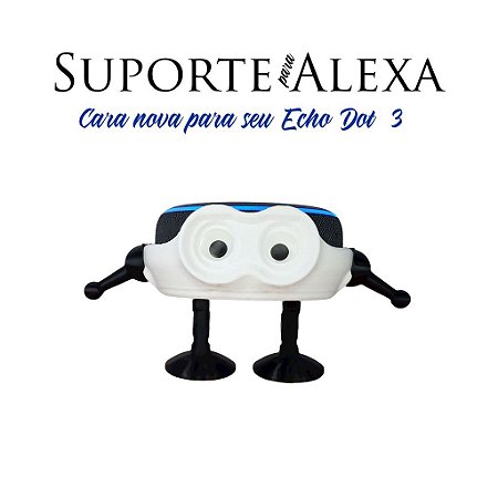 Suporte De Mesa Baby Robot Amazon Echo Dot 3 Alexa - Apoio - Robo Robozinho