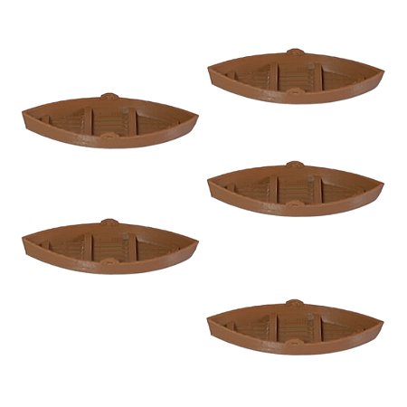 Kit Miniaturas 5 Barcos - Maquetes mini mundos e Terrários