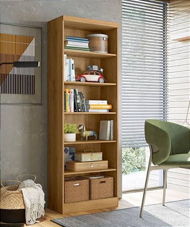 LIVREIRO MULTIUSO S/ PORTAS QMOVI (FREIJO TOQ)