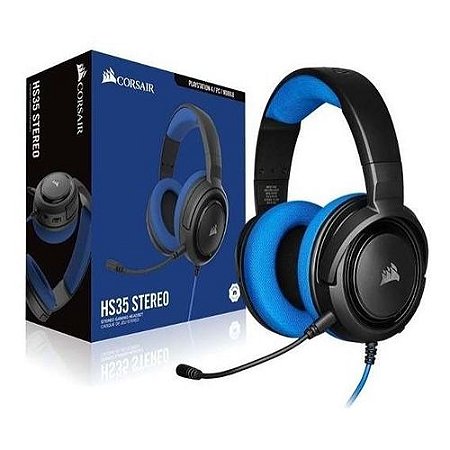HEADSET CORSAIR HS35 GAMING STEREO MULTIPLATAFORMA - Revolution Games  Express