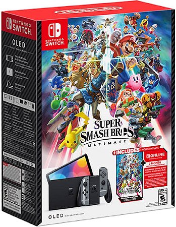 Nintendo Switch Oled Super Smash Bros Edition