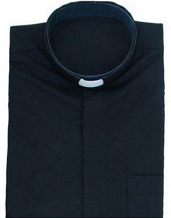 Camisa Clerical Manga Curta