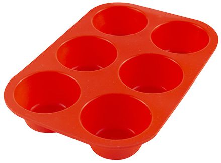 Forma Silicone Cupcake 6 Cavidades 25 X 17cm Puissante E Loja